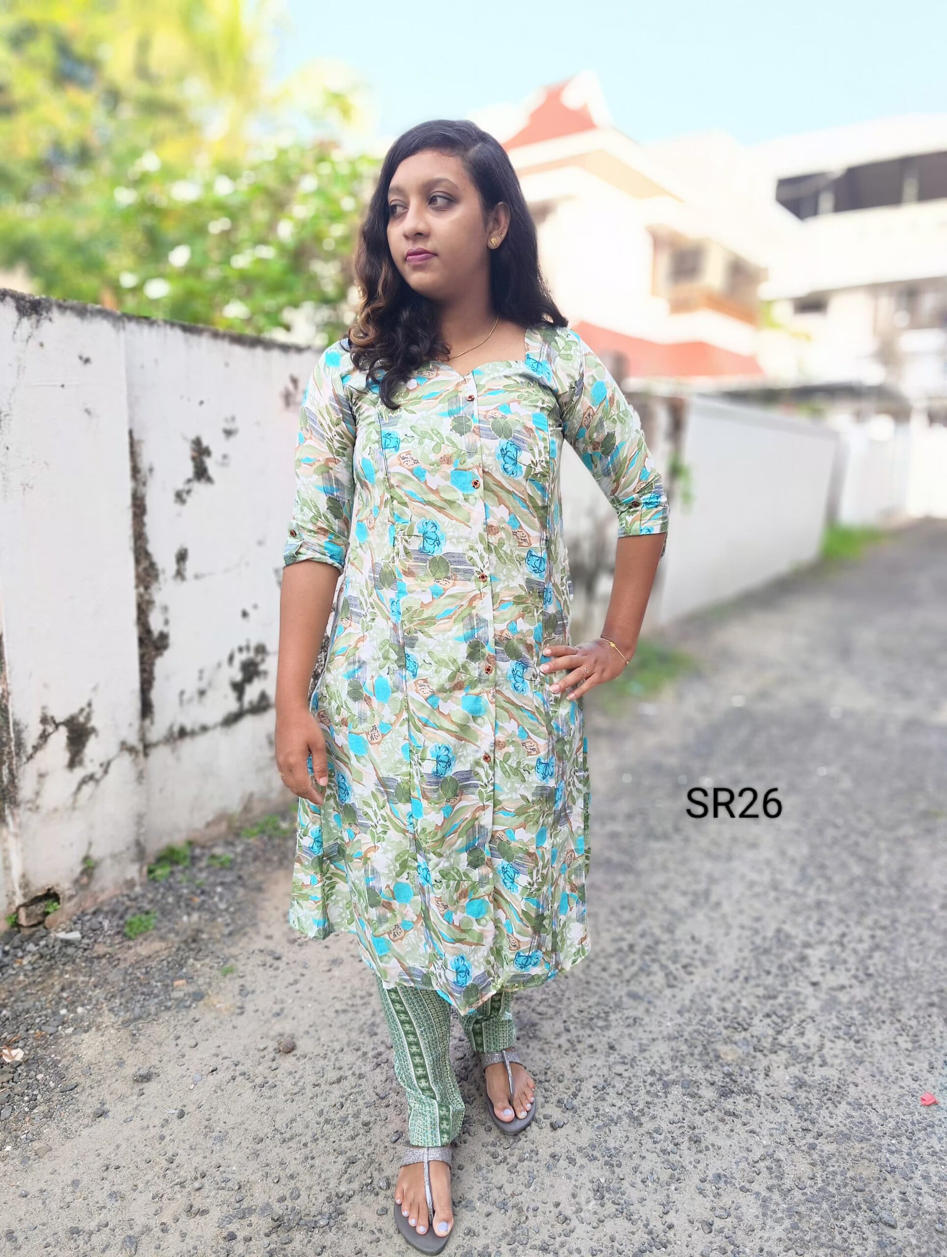 Kerala Maroon Tissue Kurti With Lining - Labhyaa