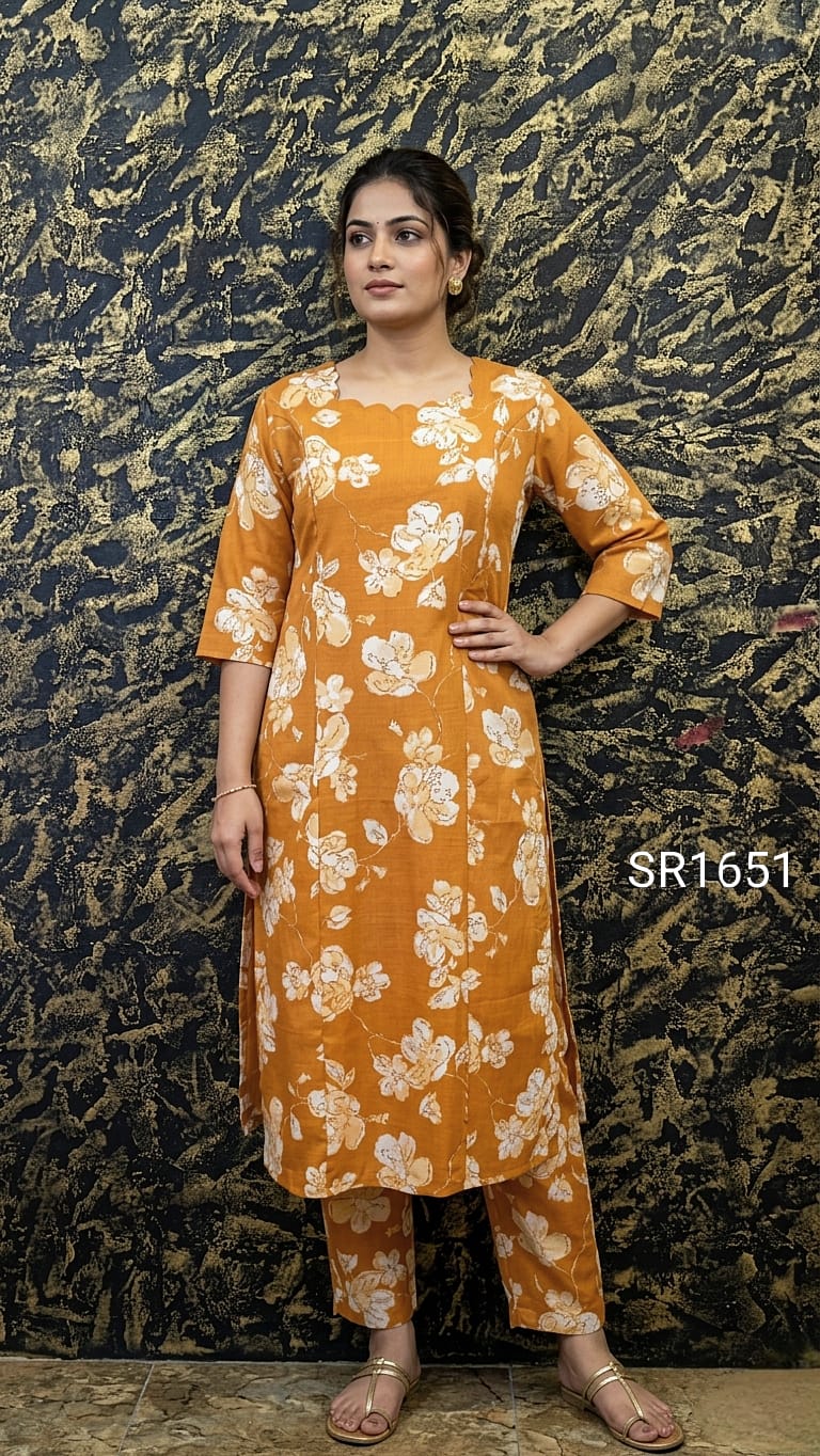 Slub Cotton Co -Ord Set